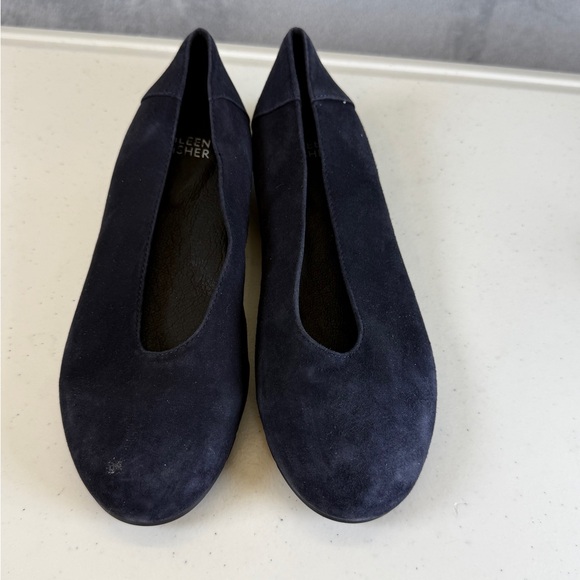 Eileen Fisher Shoes - Eileen Fisher Shoes Size 5 Navy Suede Flats Ballet Comfy